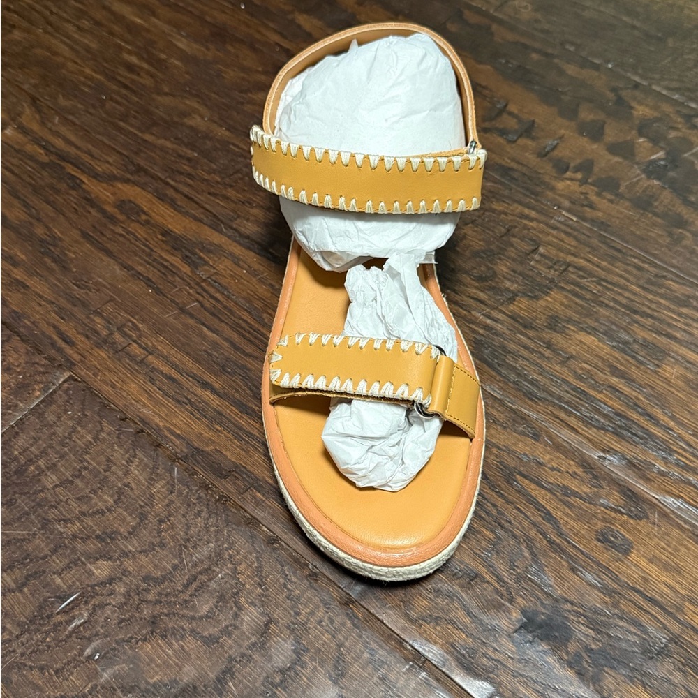 Johnny Was Raffia Embroidered Sandals - Picture 6 of 8